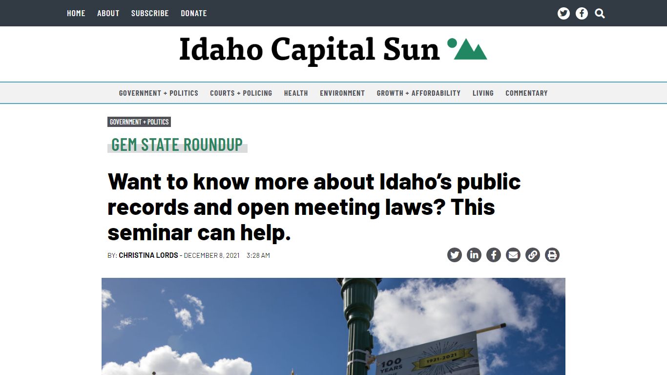 Want to know more about Idaho's public records and open ...